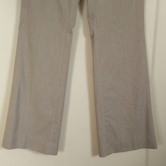 White House Black Market Tan Flare Leg Pants Size 4R - Picture 5 of 14